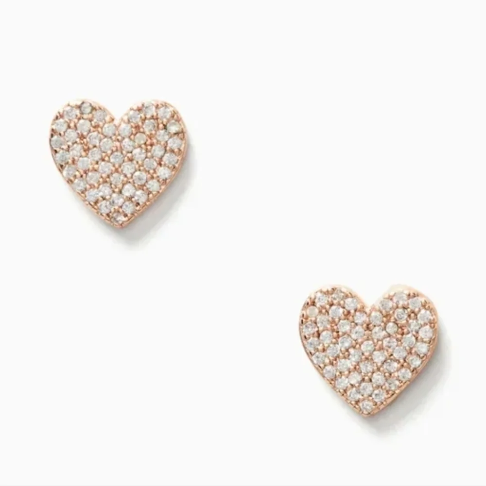 New Kate Spade Heart Earrings Set